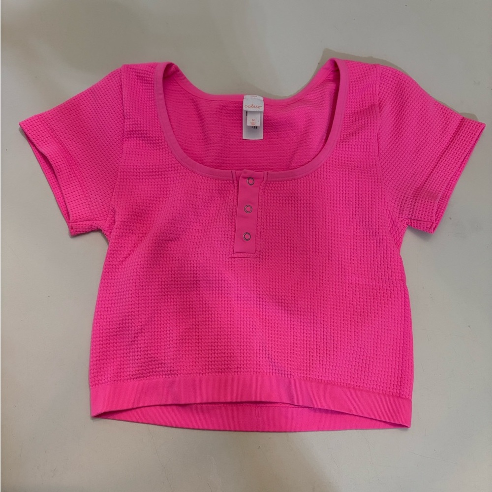 Vibrant Pink Crop Top